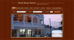 Desktop Screenshot of hotelratanhaveli.com